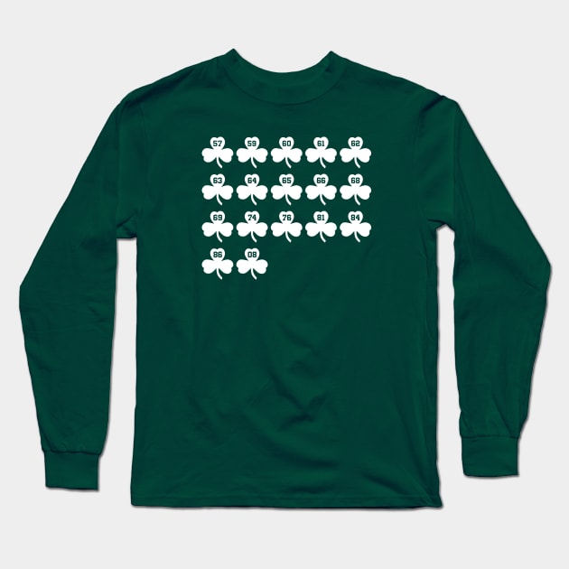 CELTICS CHAMPIONSHIPS Long Sleeve T-Shirt by FlipFlapDox